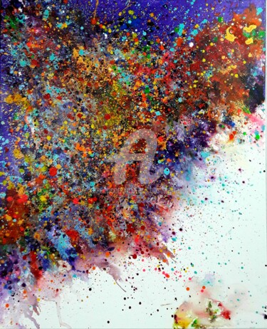 Scintillation Peinture intitulée "Scintillation" par Marie-Christine Maudet, Œuvre d'art originale, Acrylique