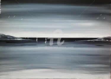 Картина под названием "Acrylique 14/2024 "…" - Marie-Christine Maudet, Подлинное произведение искусства, Акрил Установлен на…