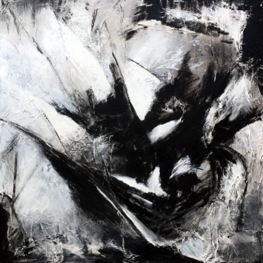 Картина под названием "17-11-04  acrylique" - Marie-Claude Baldi, Подлинное произведение искусства, Акрил Установлен на Дере…