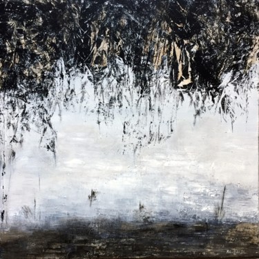 제목이 "19-01-21   acrylique"인 미술작품 Marie-Claude Baldi로, 원작, 아크릴 나무 들것 프레임에 장착됨