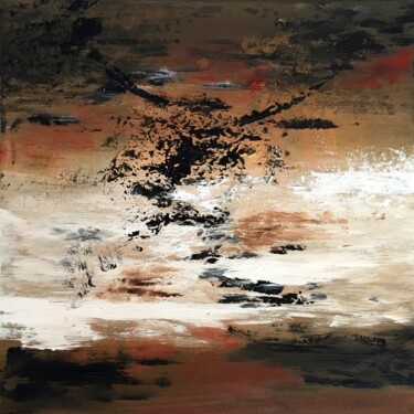 Pittura intitolato "19-09-15   acrylique" da Marie-Claude Baldi, Opera d'arte originale, Acrilico Montato su Telaio per bare…