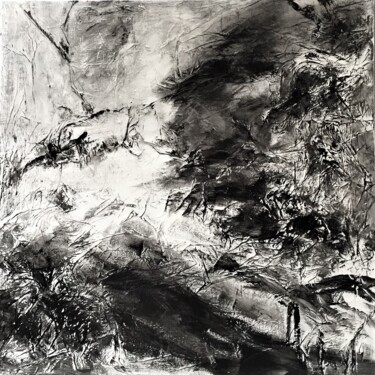 제목이 "19-10-27   acrylique"인 미술작품 Marie-Claude Baldi로, 원작, 아크릴 나무 들것 프레임에 장착됨