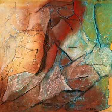 Malerei mit dem Titel "17-04-26  pastel" von Marie-Claude Baldi, Original-Kunstwerk, Pastell