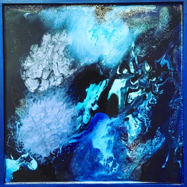 绘画 标题为“Poussière bleue” 由Marie Claude Lambert, 原创艺术品, 丙烯