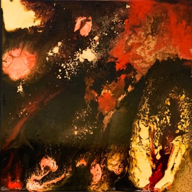 Peinture intitulée "Tout feu tout flamme" par Marie Claude Lambert, Œuvre d'art originale, Acrylique