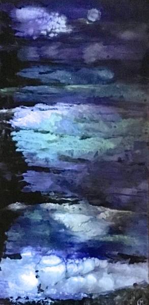 Pittura intitolato "La méditation subti…" da Marie Claude Lambert, Opera d'arte originale, Acrilico