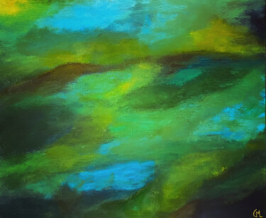 Картина под названием "Respirer" - Marie Claude Lambert, Подлинное произведение искусства, Акрил
