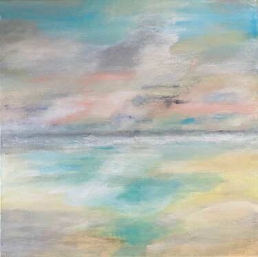 Pintura titulada "Peuple des nuages" por Marie Claude Lambert, Obra de arte original, Acrílico