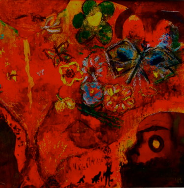 Картина под названием "Luxuriance" - Marie Claude Lambert, Подлинное произведение искусства, Акрил