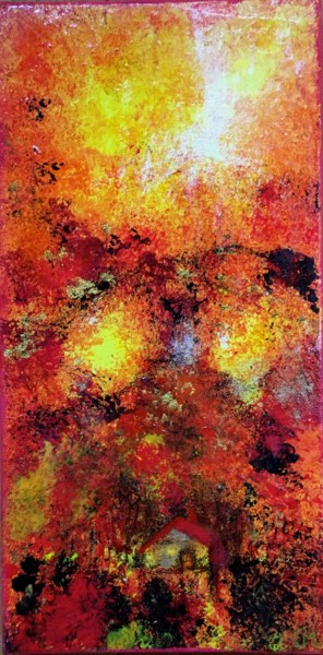 Painting titled "Ré-apprendre à chan…" by Marie Claude Lambert, Original Artwork, Acrylic