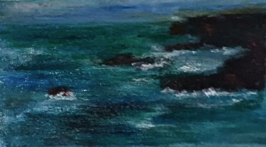 绘画 标题为“Le poème de la mer” 由Marie Claude Lambert, 原创艺术品, 丙烯