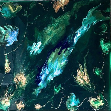 Malerei mit dem Titel "Le Poème de la mer" von Marie Claude Lambert, Original-Kunstwerk, Acryl