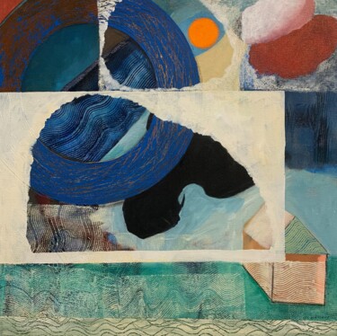 Pintura titulada "Ombre portée" por Marie-Claude Mainguy, Obra de arte original, Acrílico Montado en Bastidor de camilla de…