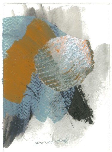 Картина под названием "Nuage" - Marie-Claude Mainguy, Подлинное произведение искусства, Акрил