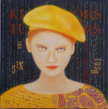 Peinture intitulée "Mia" par Marie Clémence Art, Œuvre d'art originale, Acrylique Monté sur Châssis en bois