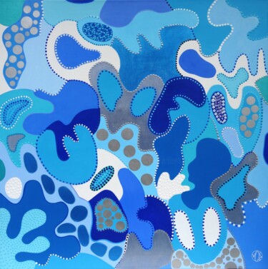 Peinture intitulée "La muse mer" par Marie-Dominique Willemot, Œuvre d'art originale, Acrylique