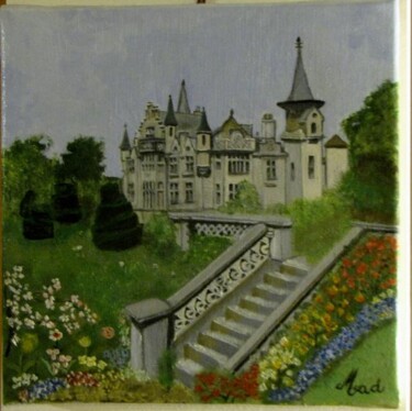 Peinture intitulée "mon chateau" par Marie Dutilly, Œuvre d'art originale
