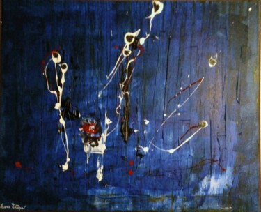 Peinture intitulée "LOISoBLEu20-02" par Marie Estepa, Œuvre d'art originale