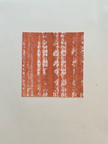 Gravures & estampes intitulée "grille" par Marie Feldbusch, Œuvre d'art originale, Gravure