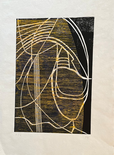 Gravures & estampes intitulée "art premier 2" par Marie Feldbusch, Œuvre d'art originale, Gravure