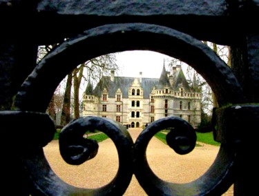 Photographie intitulée "Azay , le chateau" par Marie-France Berthelé, Œuvre d'art originale, Photographie numérique