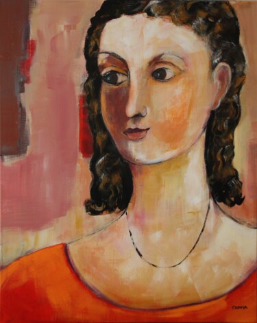 Peinture intitulée "Joséphine" par Marie-France Capron (CAPMA), Œuvre d'art originale, Acrylique