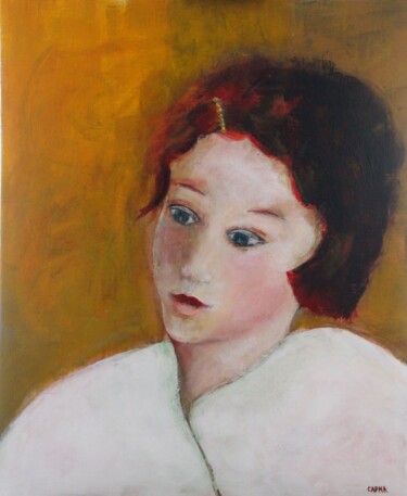 Pintura titulada "Julie" por Marie-France Capron (CAPMA), Obra de arte original, Acrílico
