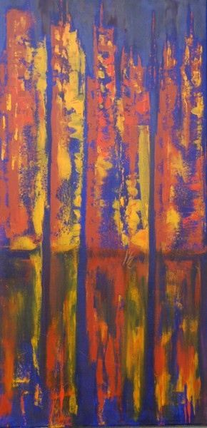 제목이 "Reflets Manhattan"인 미술작품 Mary로, 원작, 기름