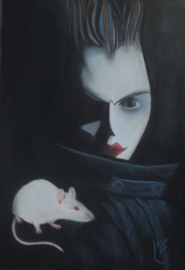 "Ma punk et son peti…" başlıklı Resim Mary tarafından, Orijinal sanat, Pastel