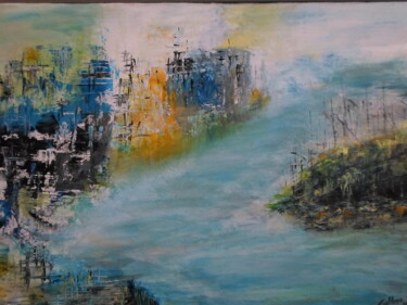 Painting titled "BRAS de Mer I" by Marie-Françoise Gallone, Original Artwork, Acrylic