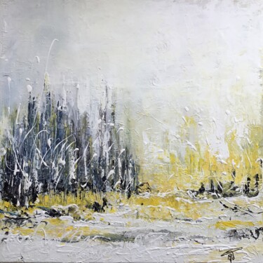 Painting titled "LANDSCAPE" by Marie Josée Maronne Cerutti (MJO), Original Artwork, Acrylic