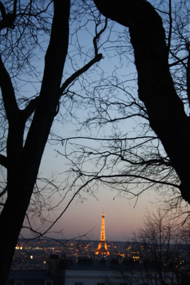 Fotografia intitolato "Tour Eiffel" da Marie-José Longuet, Opera d'arte originale