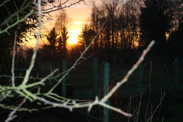 Photographie intitulée "Coucher de soleil 2" par Marie-José Longuet, Œuvre d'art originale, Photographie numérique