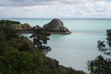 Photographie intitulée "Cancale, la côte d'…" par Marie-José Longuet, Œuvre d'art originale, Photographie numérique