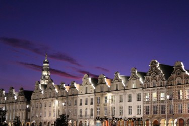 Fotografia intitulada "Arras , la Grand'pl…" por Marie-José Longuet, Obras de arte originais