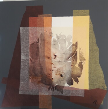 Peinture intitulée "Couleurs d'automne" par Margie Valbert, Œuvre d'art originale, Monotype