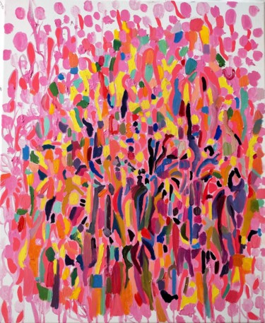 Fragments Peinture intitulée "Fragments" par Tina Mccallan (Marie Julou), Œuvre d'art originale, Huile Monté sur Châssis