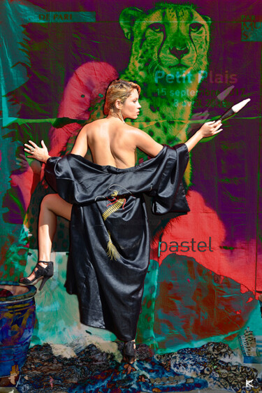 Arte digitale intitolato "Gai Pari" da Marie Katie Otte, Opera d'arte originale, Fotomontaggio