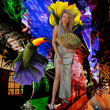 Digitale Kunst getiteld "Event Ail" door Marie Katie Otte, Origineel Kunstwerk, Foto Montage