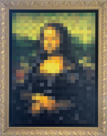 Pintura intitulada "Mona Lisa" por Marie Kvk, Obras de arte originais, Acrílico
