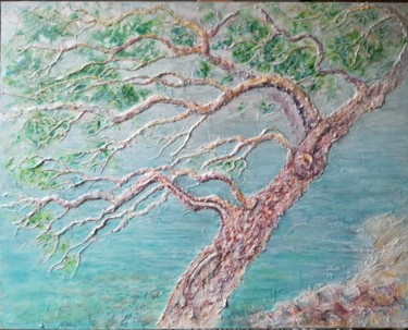 Painting titled "Vitalité" by Marie Landreau, Original Artwork, Acrylic