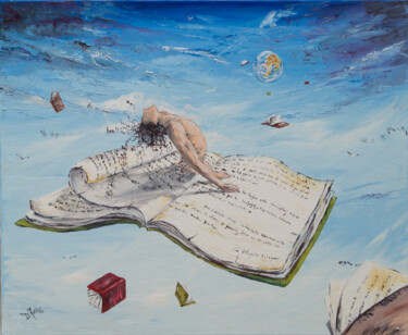 Peinture intitulée "Eclosion" par Marie Laure D'Angelo, Œuvre d'art originale