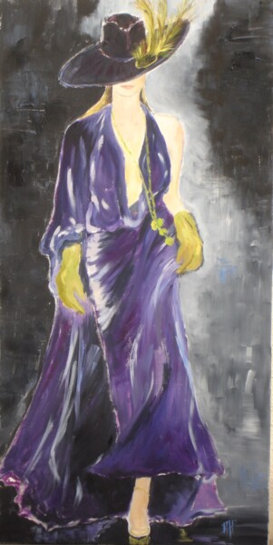 Peinture intitulée "la femme Mousquetai…" par Marie Lorraine Papelier, Œuvre d'art originale