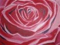 Painting titled "Essence de Rosedamo…" by Marie-Louise Cervantes, Original Artwork, Acrylic Mounted on Wood Stretcher frame