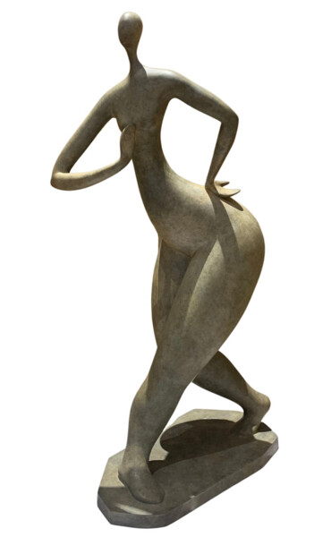 Sculptuur getiteld "Pantomime" door Marie-Madeleine Gautier, Origineel Kunstwerk, Bronzen