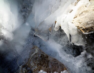 Photography titled "Papillon glacé" by Marie Marlène Mahalatchimy, Original Artwork, Non Manipulated Photography