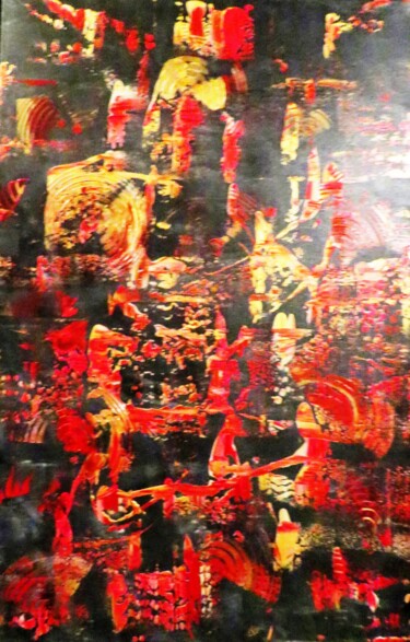 Painting titled "china-92x60-2014.jpg" by Marie Martine, Original Artwork, Acrylic