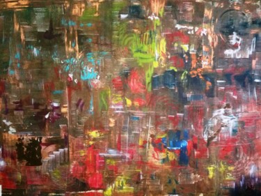 Painting titled "VIBRATIONS -2016-60…" by Marie Martine, Original Artwork, Acrylic