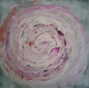 Painting titled "spirale-2-12.jpg" by Marie Martine, Original Artwork, Oil