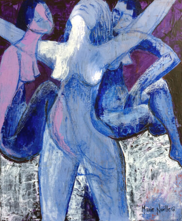 Malerei mit dem Titel "libre.jpg" von Marie-Noëlle Gagnan, Original-Kunstwerk, Acryl